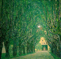 Avenue in the Park of Castle Kammer